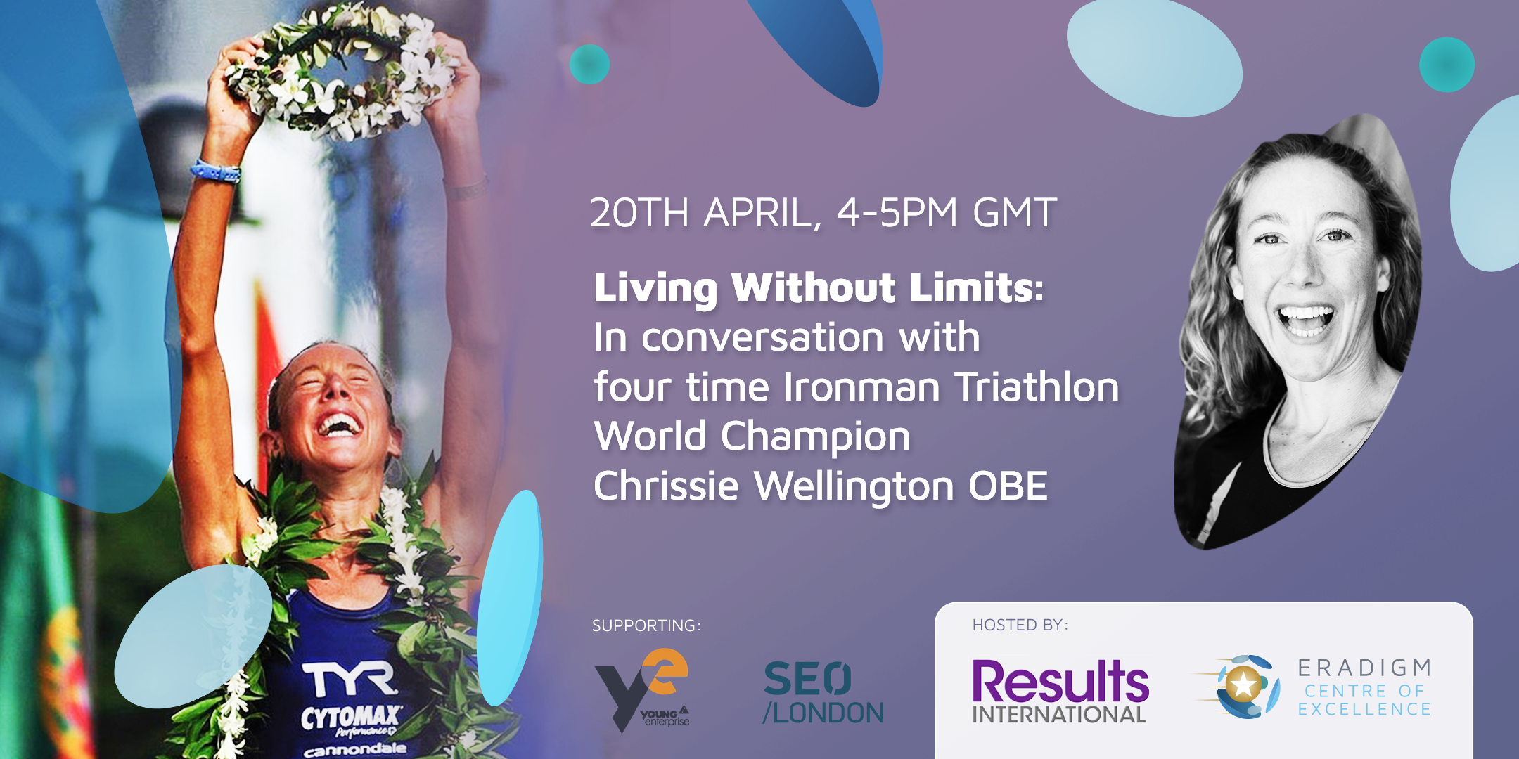 Linkedin banner for event called Living Without Limits, hosted by Eradigm